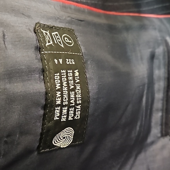 Simpson & Reed Mens Wool Pinstripe Suit Size 44 Jacket 39 Pants - Picture 4 of 6